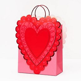 Heart Doily Medium Gift Bag | Paper Source | Paper Source