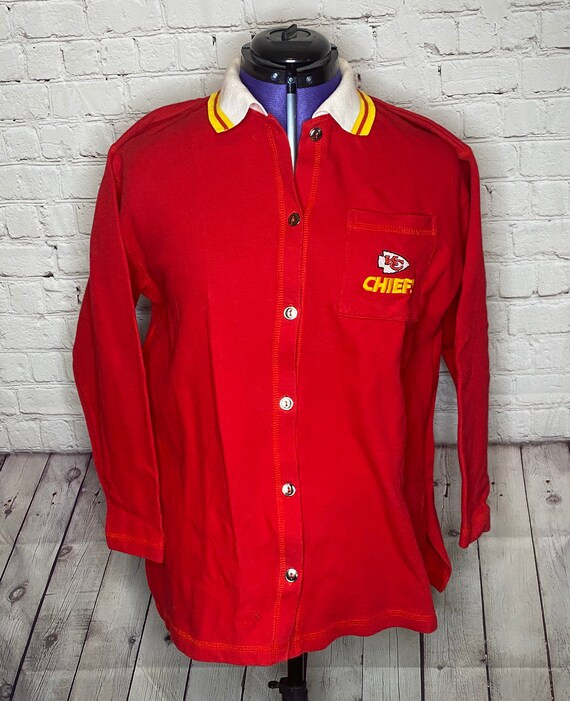 Rare Vintage Kansas City Chiefs Womens Size Med Button Down - Etsy | Etsy (US)