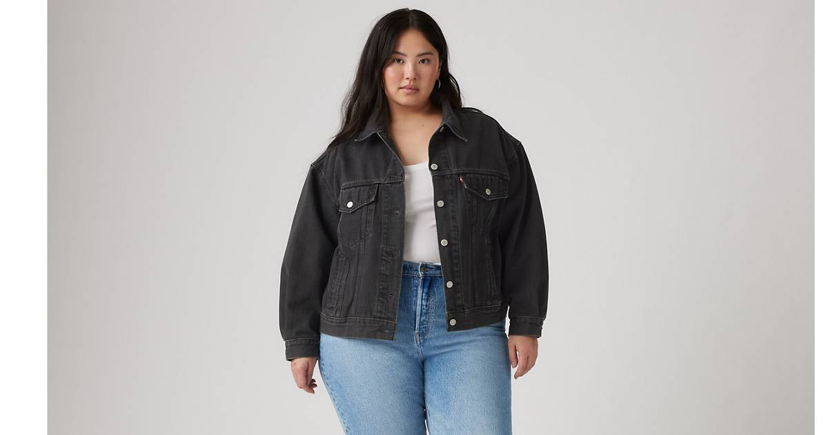 '90s Trucker Jacket (plus Size) - Black | Levi's® US | Levi's US