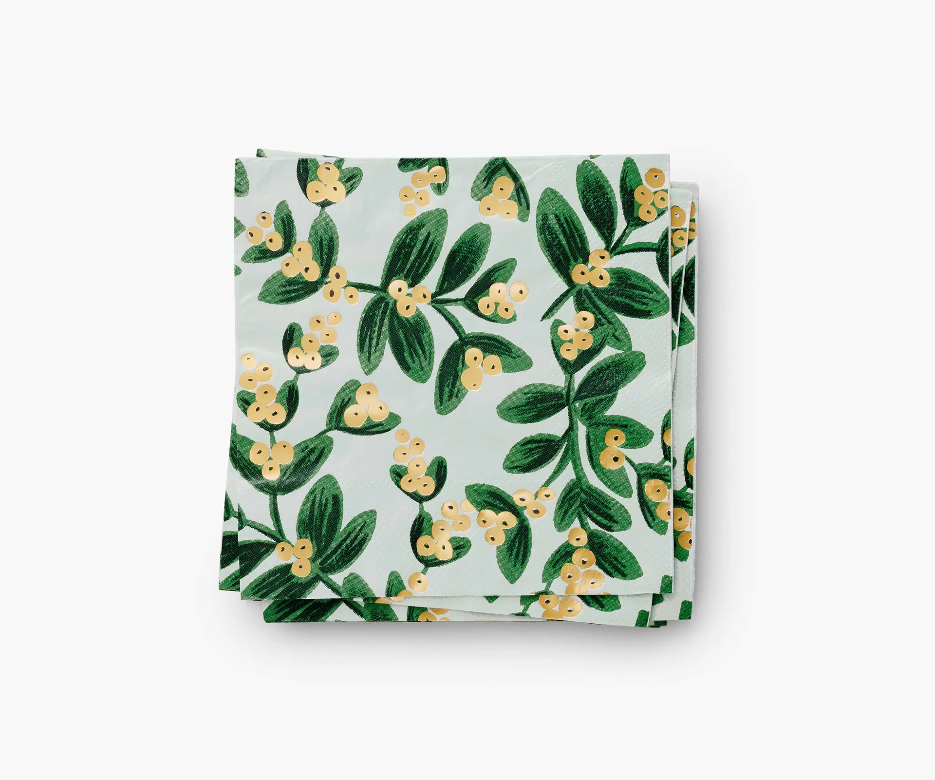 Holiday Cocktail Napkins - Mistletoe | Rifle Paper Co.
