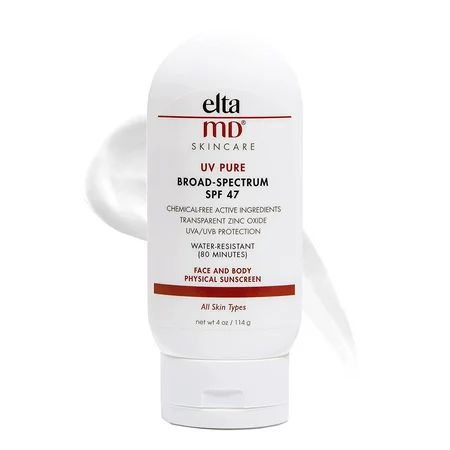 EltaMD UV Pure SPF 47 Kids Sunscreen Broad Spectrum Sunscreen for Kids Face and Body Oil Free Water  | Walmart (US)