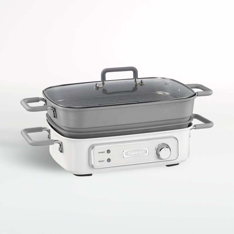 Cuisinart STACK5 Multifunctional Electric Grill + Reviews | Crate and Barrel | Crate & Barrel