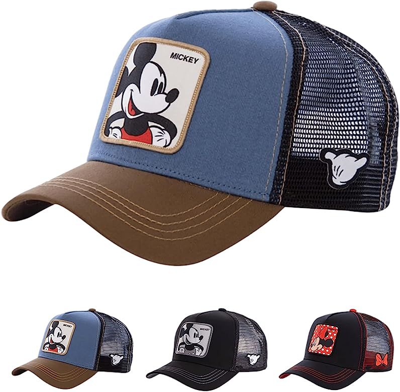YAFUBO Cartoon Baseball Cap Men's Women's Retro Trucker Hat for Outdoor Sports | Amazon (US)