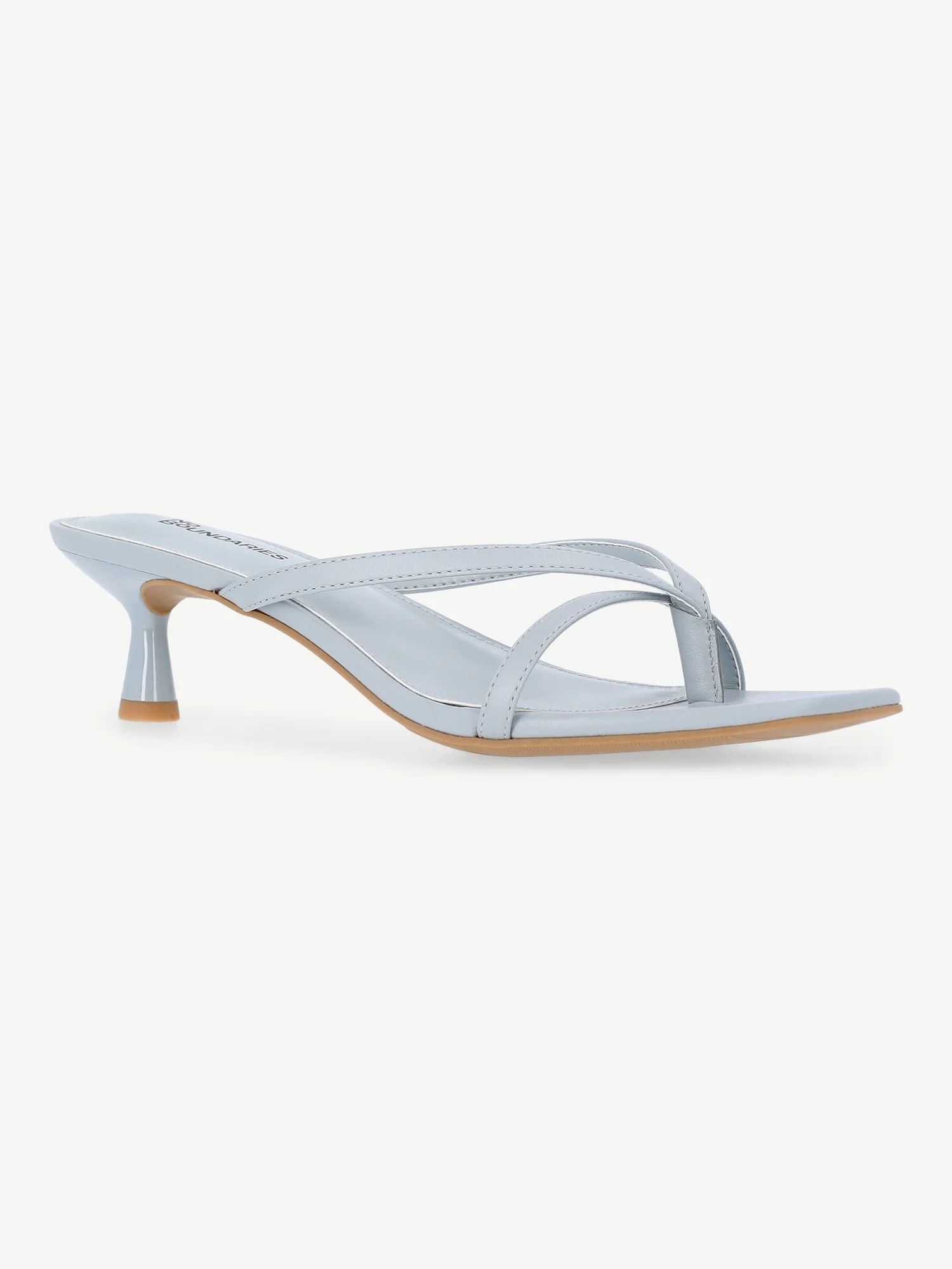No Boundaries Kitten Heel Sandals, Women's - Walmart.com | Walmart (US)