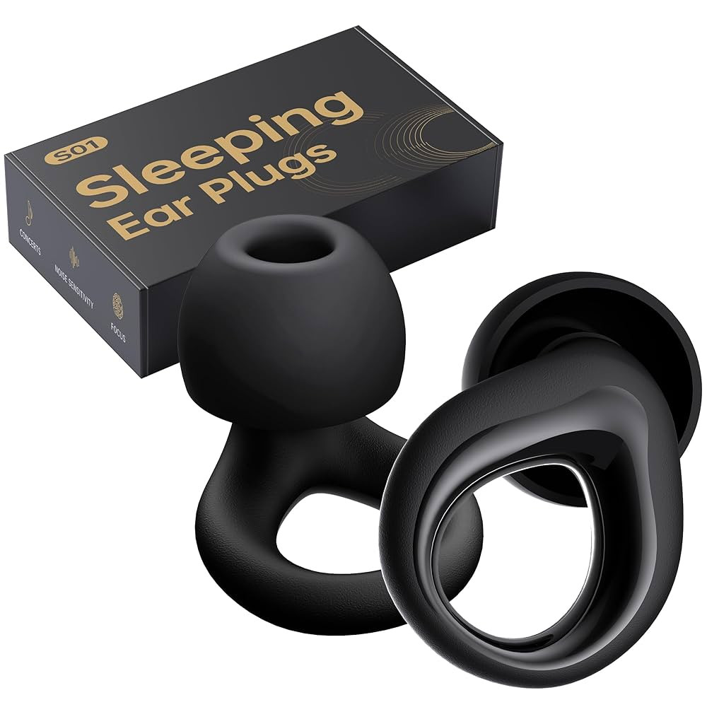 Ear Plugs for Sleeping Noise Cancelling, Reusable Silicone Earplugs for Sleeping, Noise Reduction... | Amazon (US)