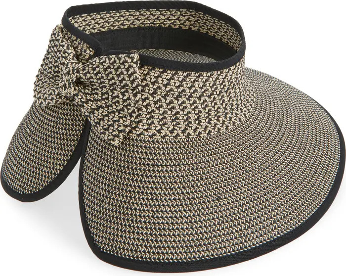 Back Bow Straw Visor | Nordstrom Rack
