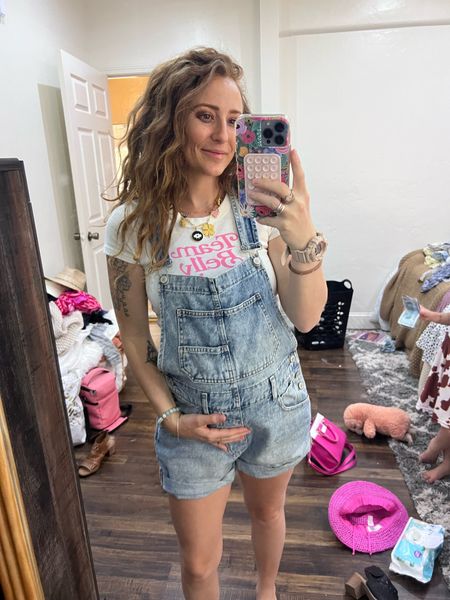 Xs In my bump friendly FP overalls! 