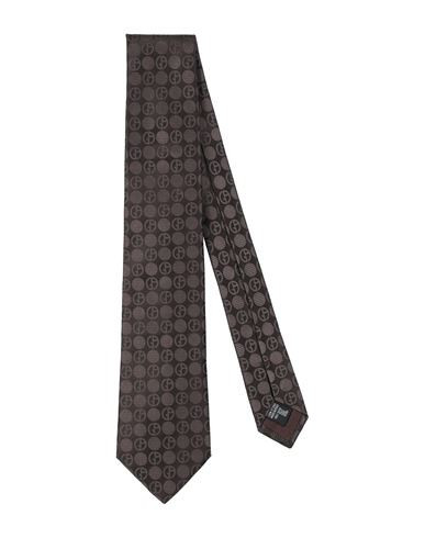 Giorgio Armani Woman Ties & bow ties Dark brown Size - Silk | YOOX (US)
