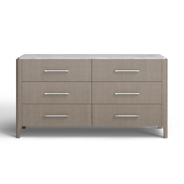 Brody 6 - Drawer Double Dresser | Wayfair North America