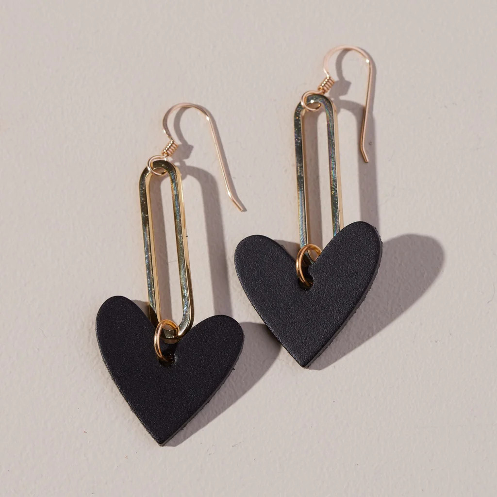 Black Milas | Nickel and Suede