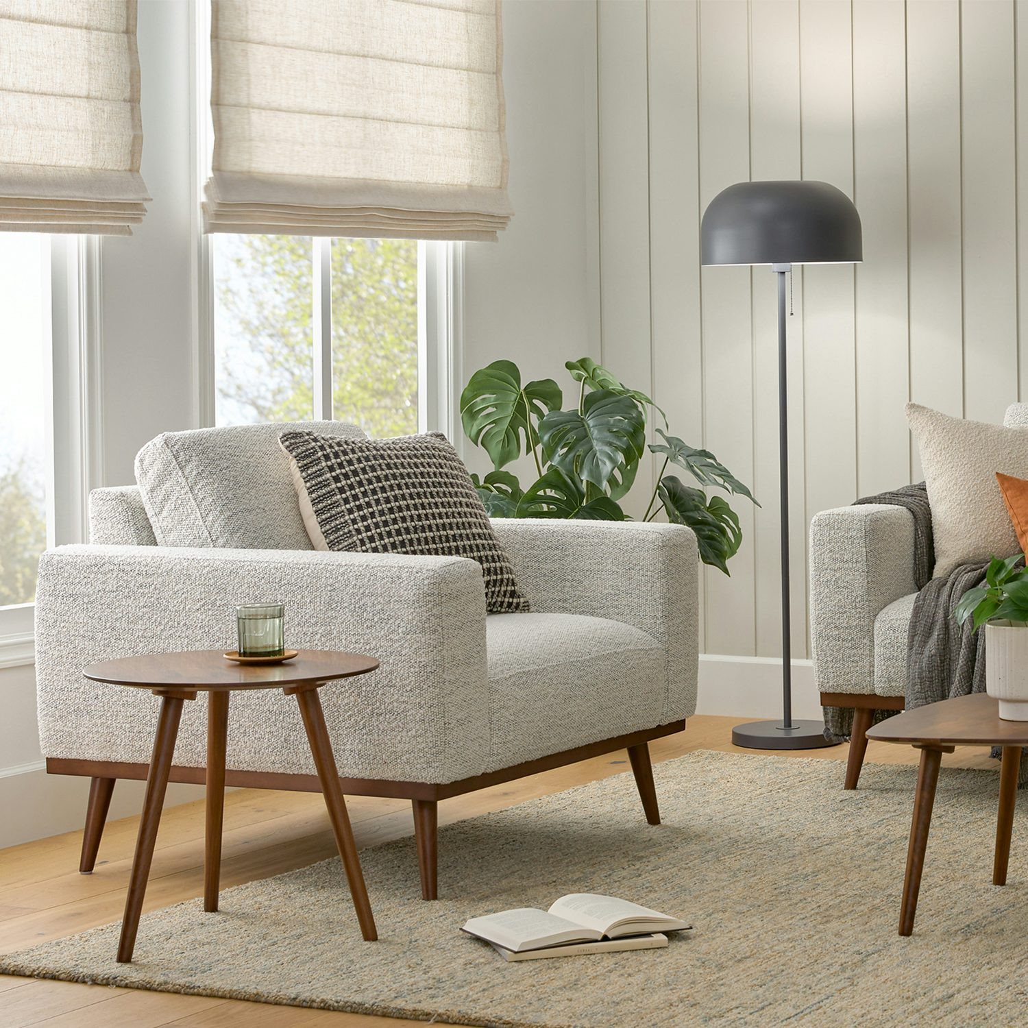 Rhett 38.5" Lounge Chair - Pepper Ivory | Article