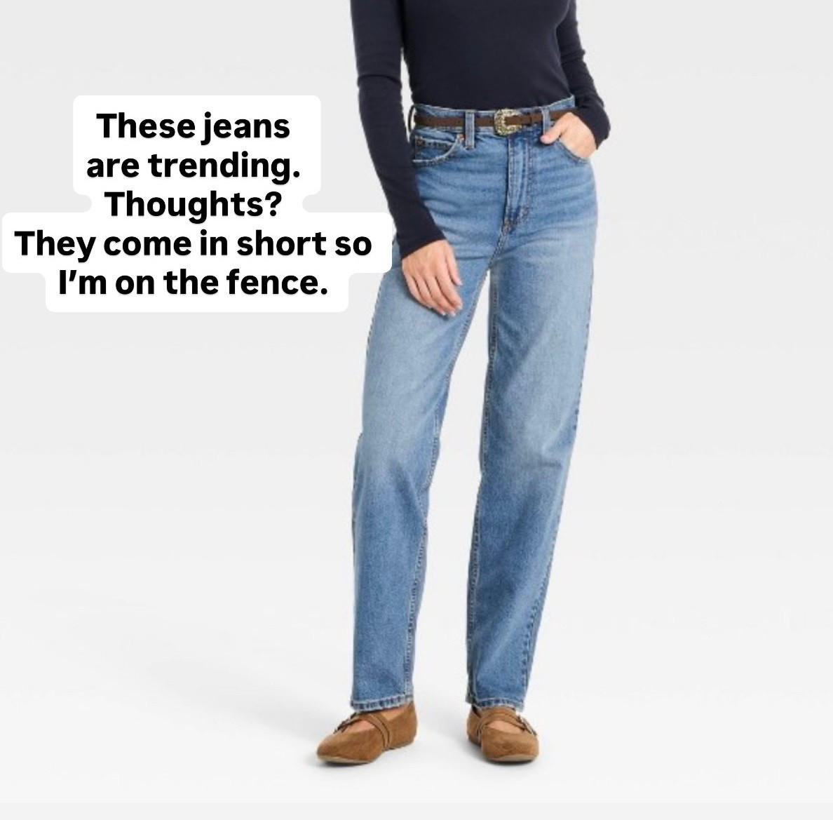 Okay guys I’m polling you guys. 
What do we think of the women’s Universal Thread Highest Rise Vintage jeans? 
They are $38 so great price point  
By the way when I think vintage jeans I was thinking something with a flare, but I’m open. They come in short sizes too. 

#LTKOver40 #LTKPetite #LTKFindsUnder50