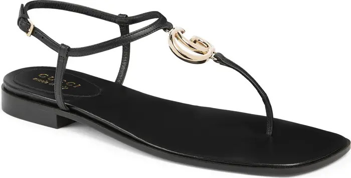 Marmont GG T-Strap Sandal (Women) | Nordstrom
