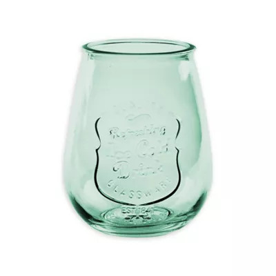 Home Essentials & Beyond Retroware Stemless Wine Glasses in Green (Set of 4) | Bed Bath & Beyond