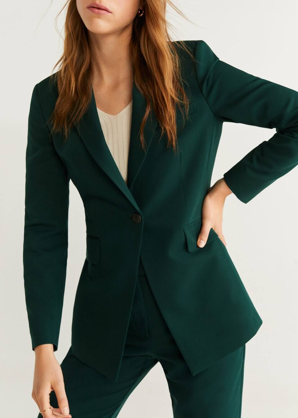 Structured suit blazer | MANGO (US)