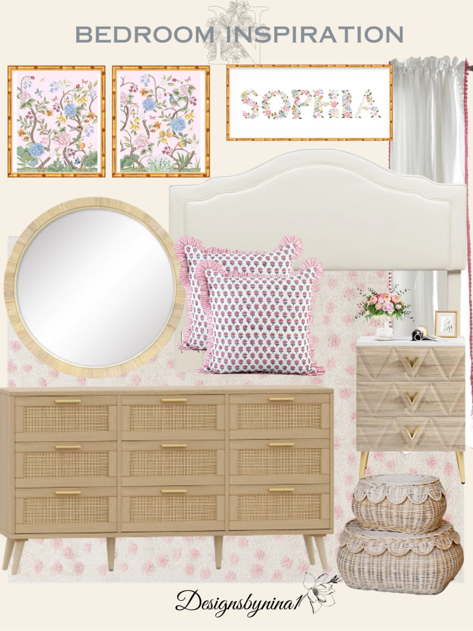 💗Gorgeous Bedroom Inspiration for Girls! 

Coquette Bedroom Inspiration for Girls | Teens Bedroom | College Dorm Decor | Nursery Decor | Headboard | Nightstands | Dresser | Bedding | Pretty Personalized Wall Art | Chinoiserie Wall Art | Curtains | Storage Baskets | Wall Mirror | Decorative Pillows & More! 
 

#LTKFamily #LTKxWayfair #LTKBacktoSchool #LTKKids #LTKHome