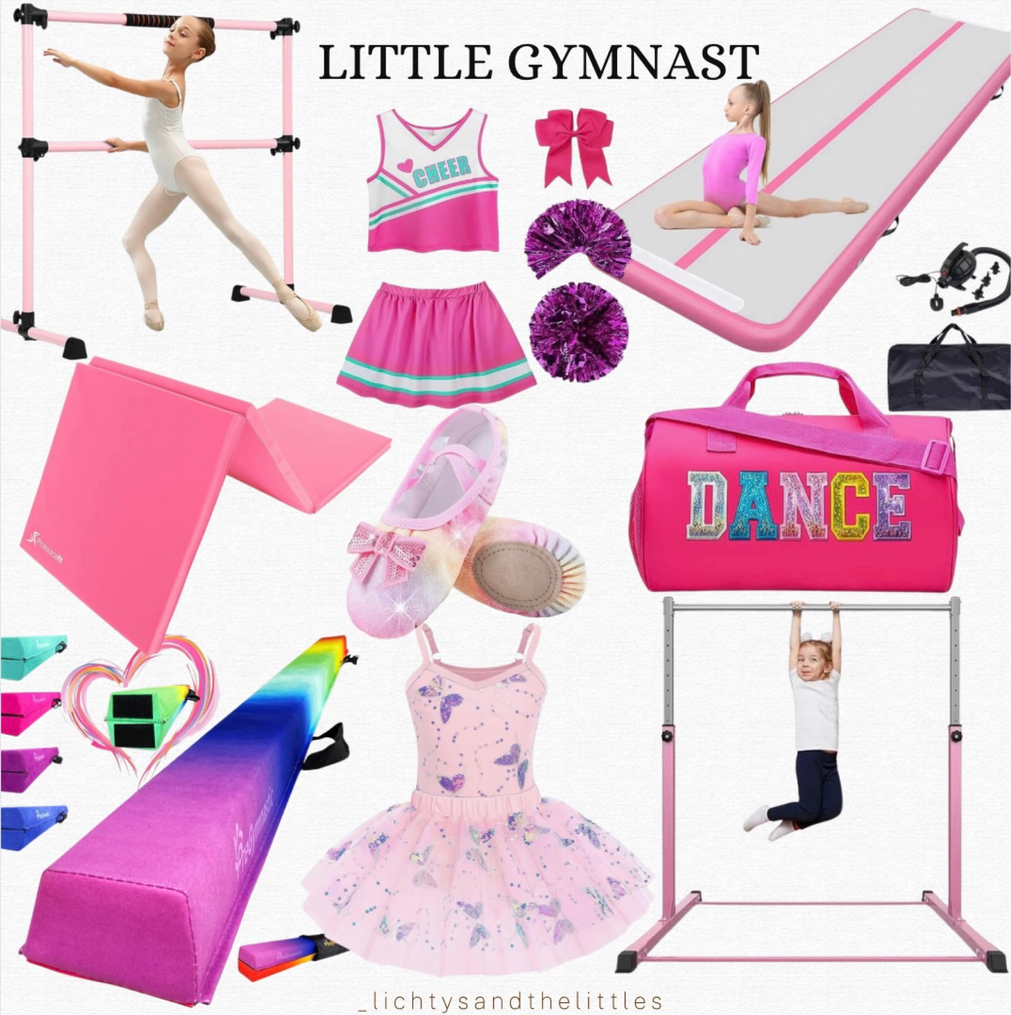 For your little gymnast, dancer or cheerleader! 🩰🪩 

Toddler girl gift guide / girl gift guide / dance gift / gymnastics gift / cheerleader gift / toddler girl birthday / girl Christmas 

#LTKfitness #LTKGiftGuide #LTKkids
