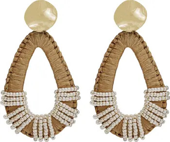 Panacea Beaded Crochet Teardrop Earrings. | Nordstrom | Nordstrom