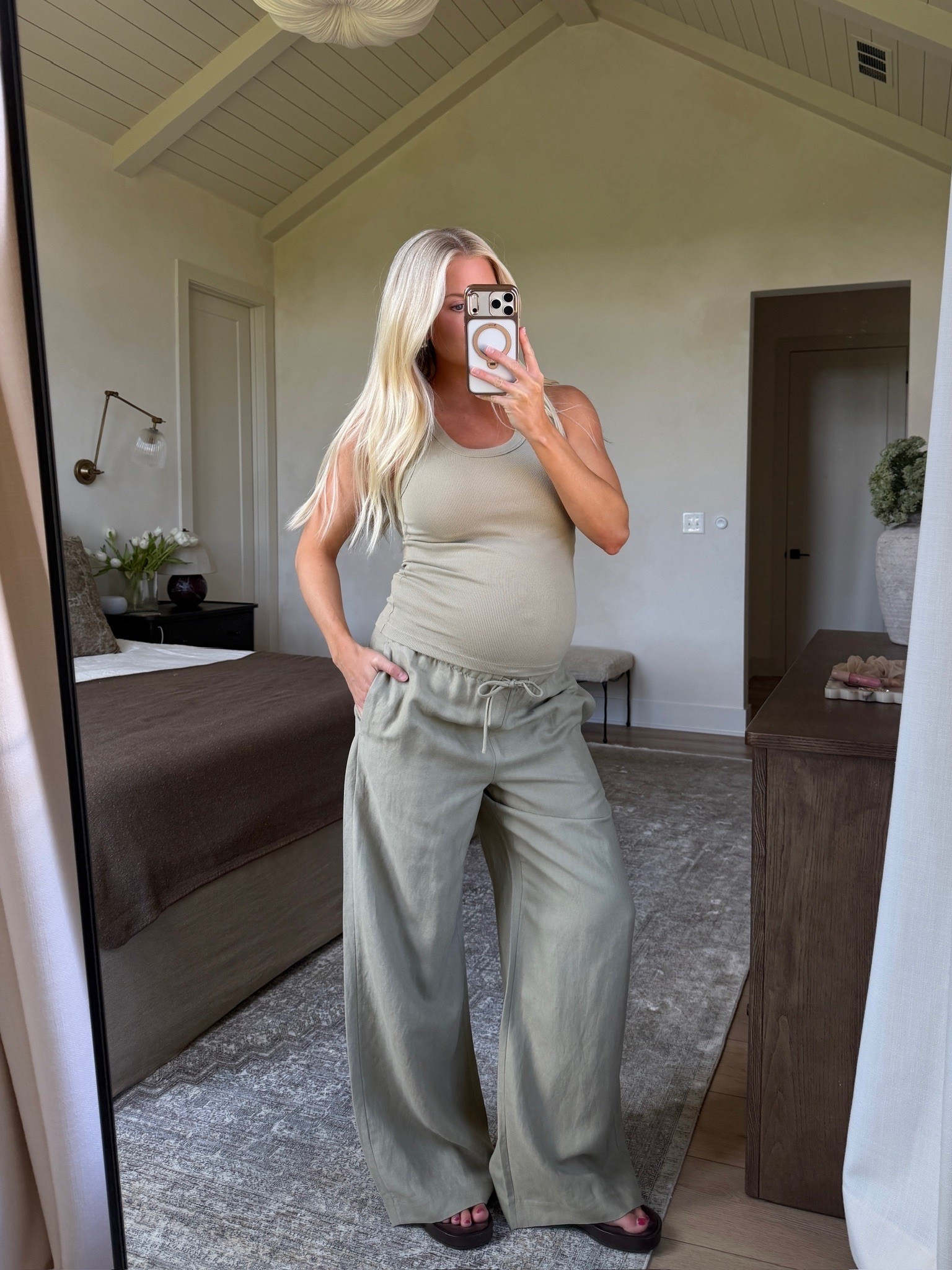 Wearing a medium in top and pants (sized up in both for pregnancy)! #kathleenpost

Casual chic, bump friendly, maternity look, MDW outfit, summer outfit

#LTKBump #LTKSeasonal