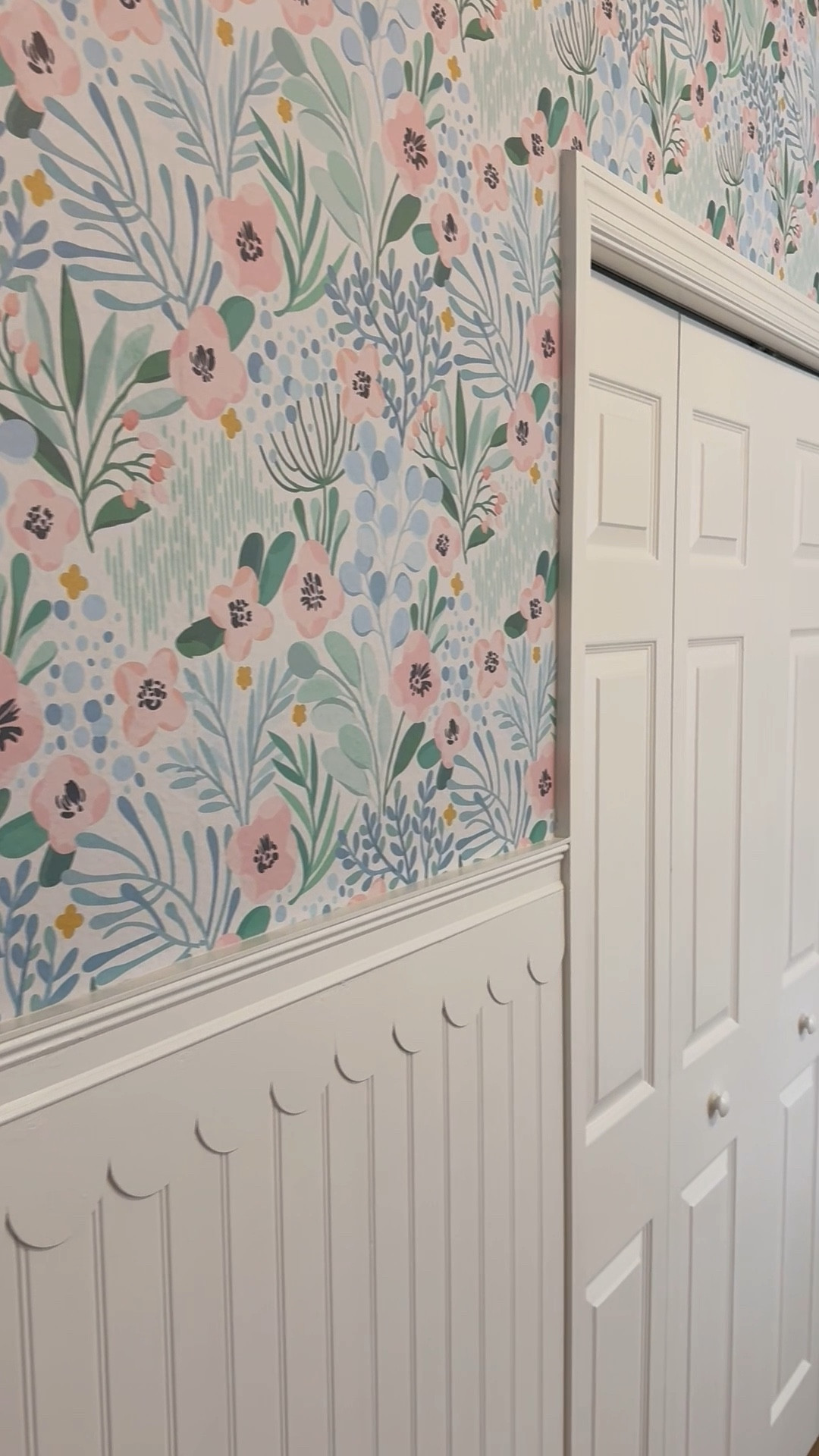 Our girls room got a serious makeover complete with the most precious scalloped trim work! If I can do it.. so can YOU!

#LTKKids #LTKHome #LTKFamily