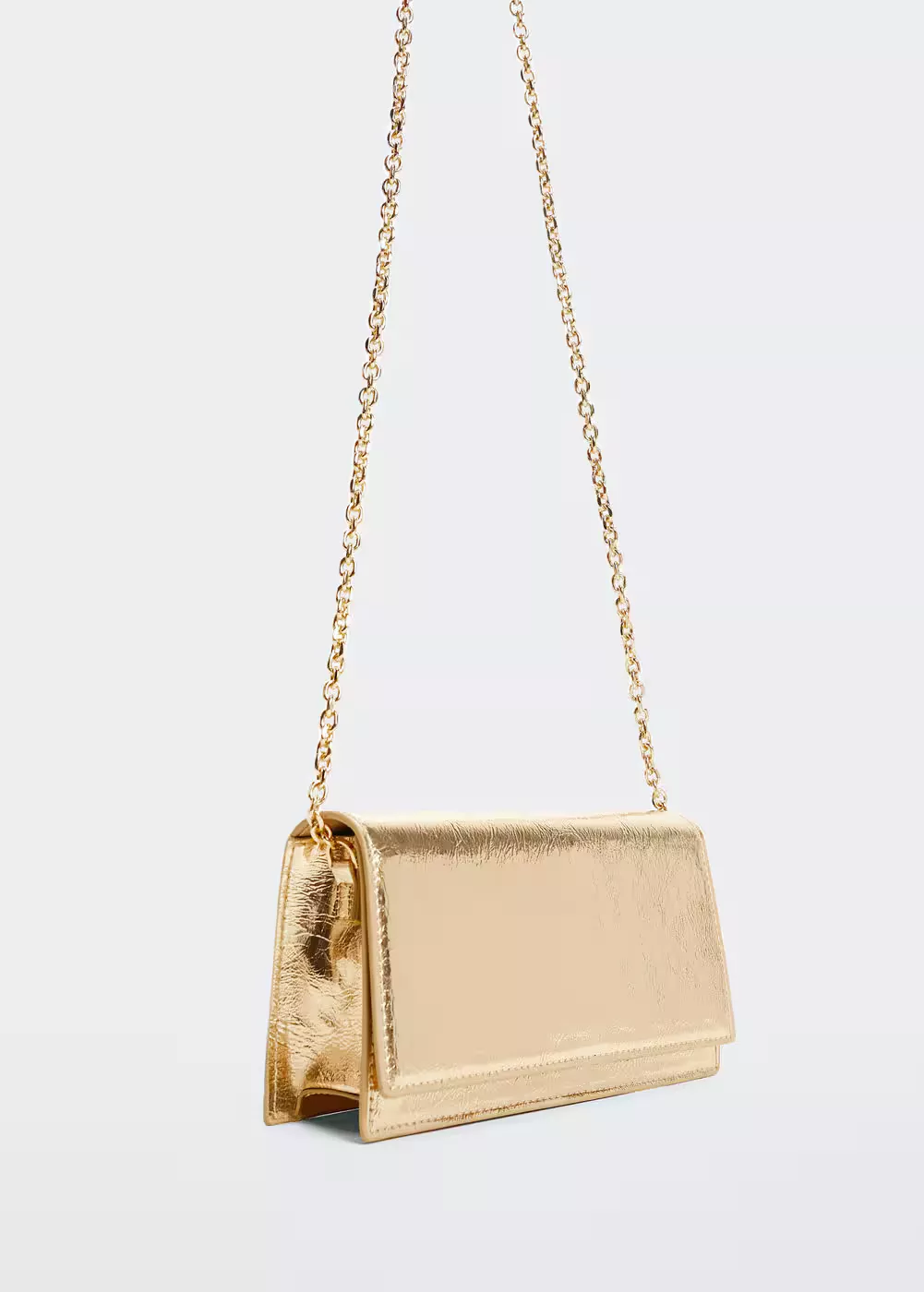 Rhinestone chain bag - Women