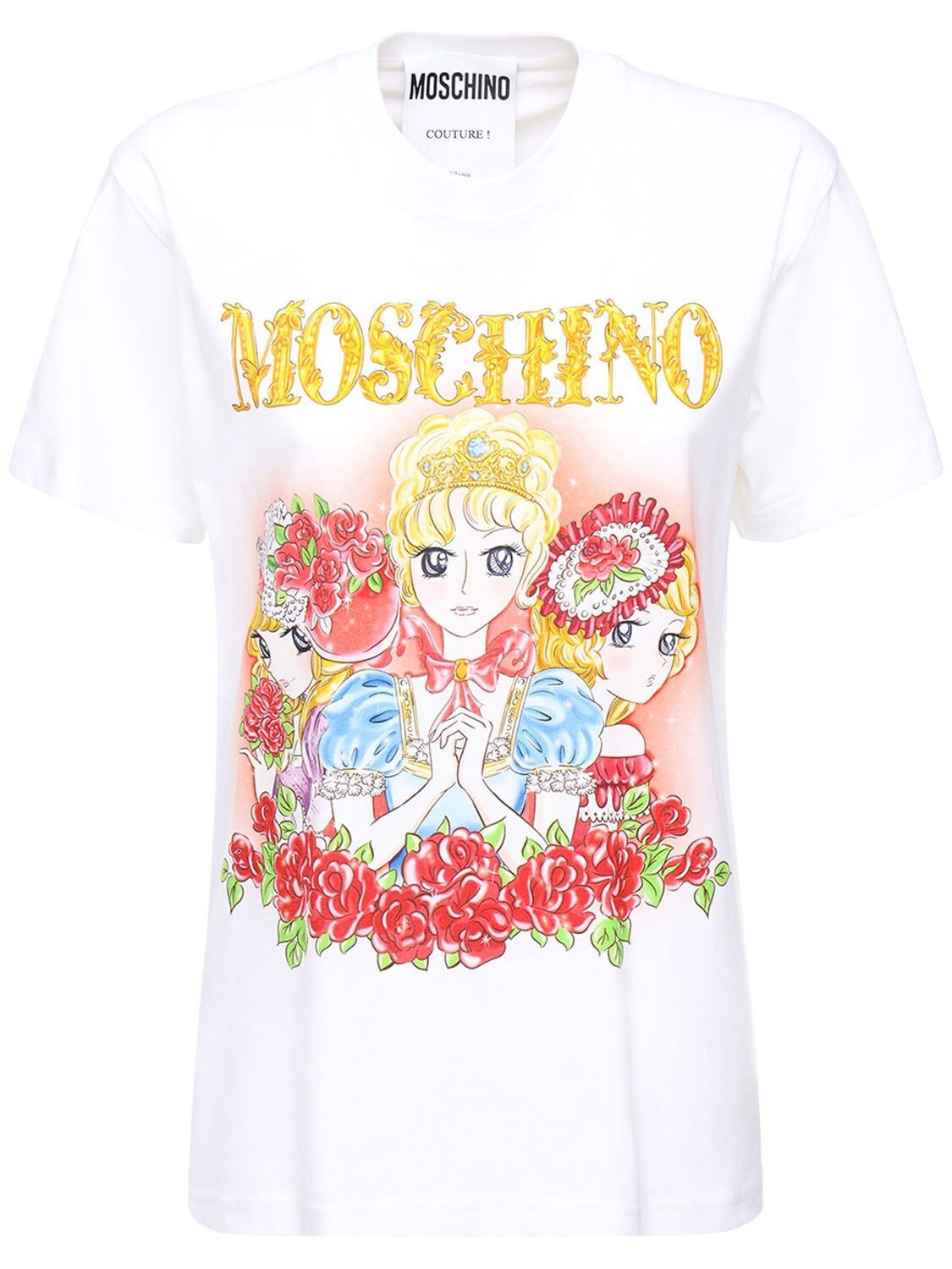 LOGO PRINTED COTTON JERSEY T-SHIRT | Luisaviaroma