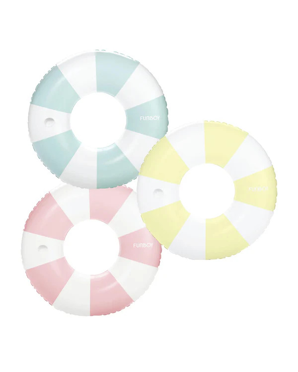 Vintage Stripe Tube Float 3 Pack - Pastels | FUNBOY