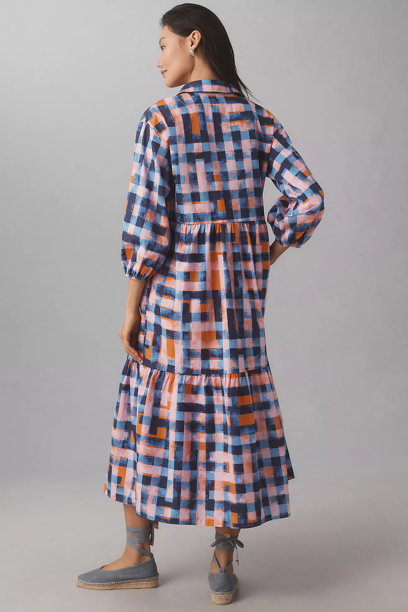The Bettina Tiered Shirt Dress by Maeve | Anthropologie (US)