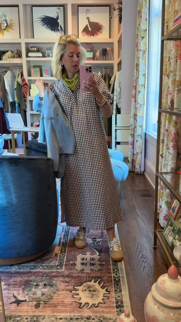 This look is what I call…Fall in Nashville! I’m in small dress, xs cardigan and 8 sneakers tts. 

*code Catherine20 at Allie + Bess
*code mixandmatchmadness at Loopy