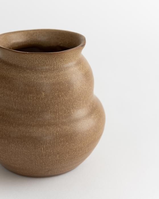 Sculpted Stoneware Vase | McGee & Co.