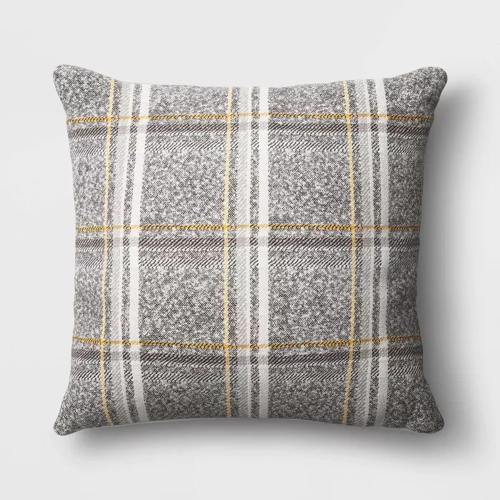 Oversized Square Plaid Throw Pillow - Threshold™ | Target