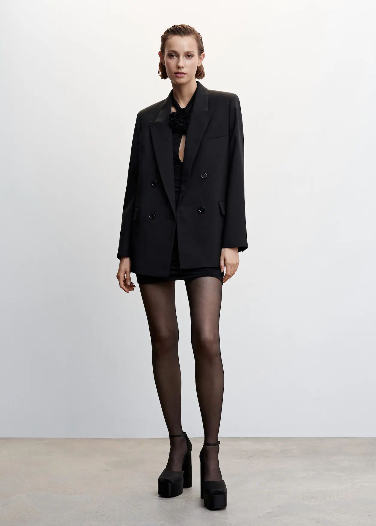 Double-breasted blazer -  Women | Mango USA | MANGO (US)