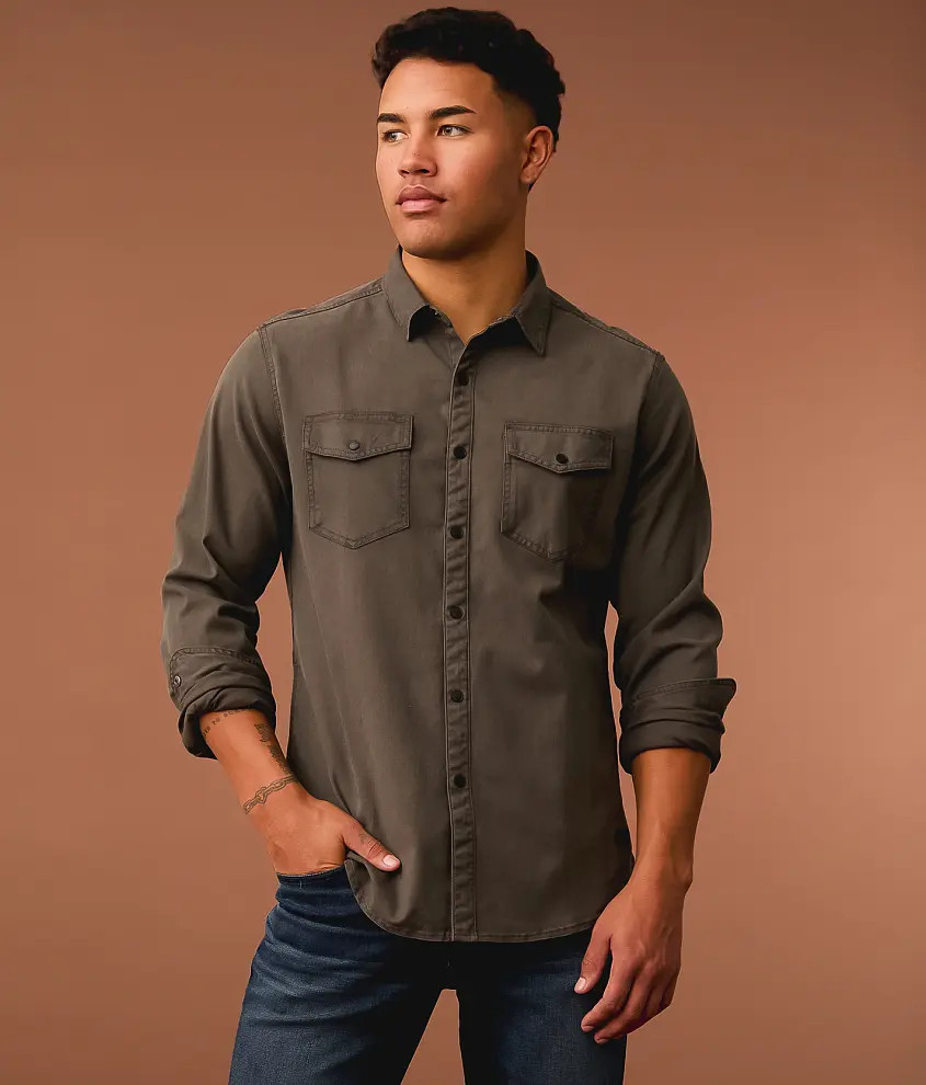 Washed Athletic Stretch Shirt | Buckle