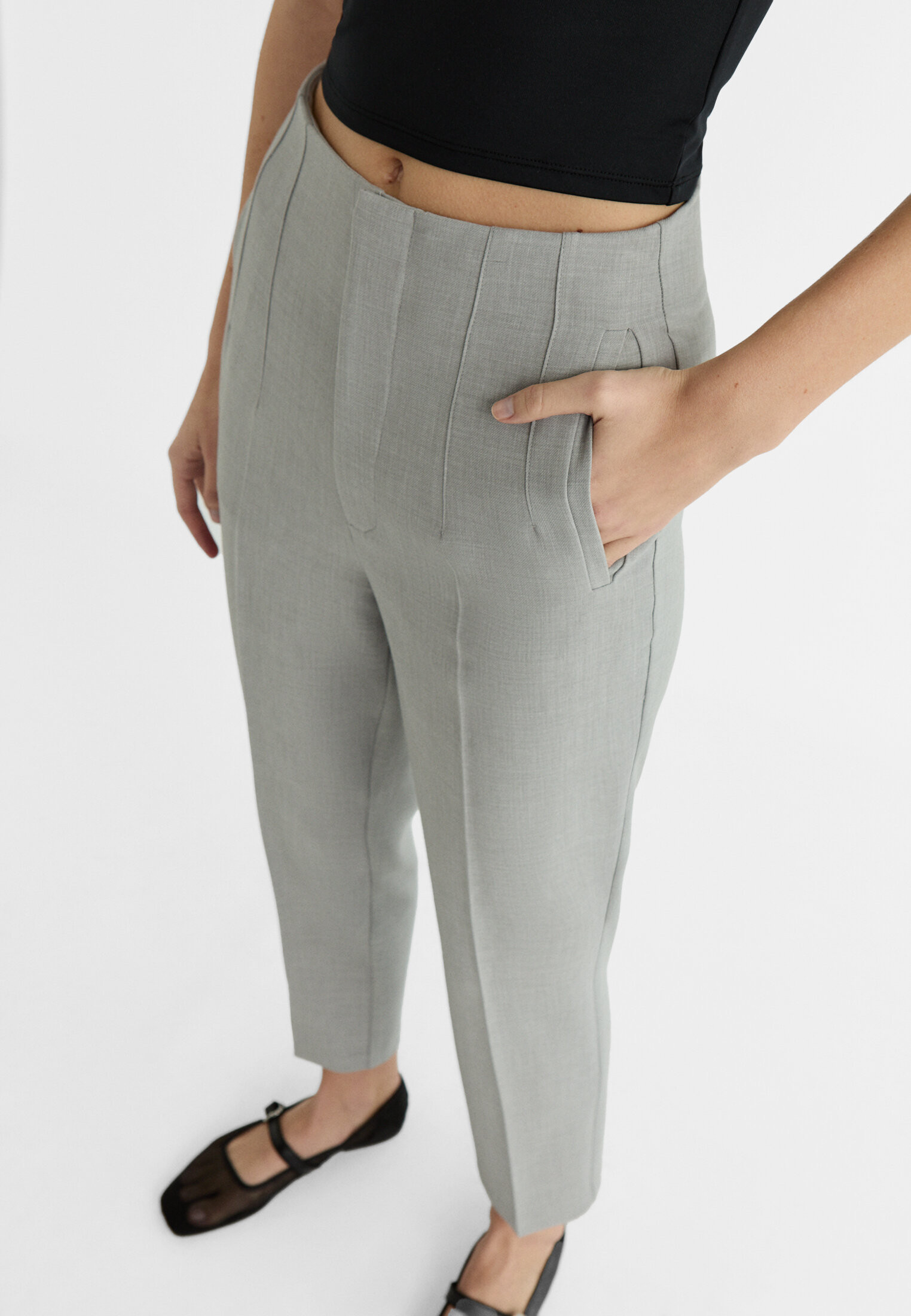 Smart trousers with darts | Stradivarius (UK)