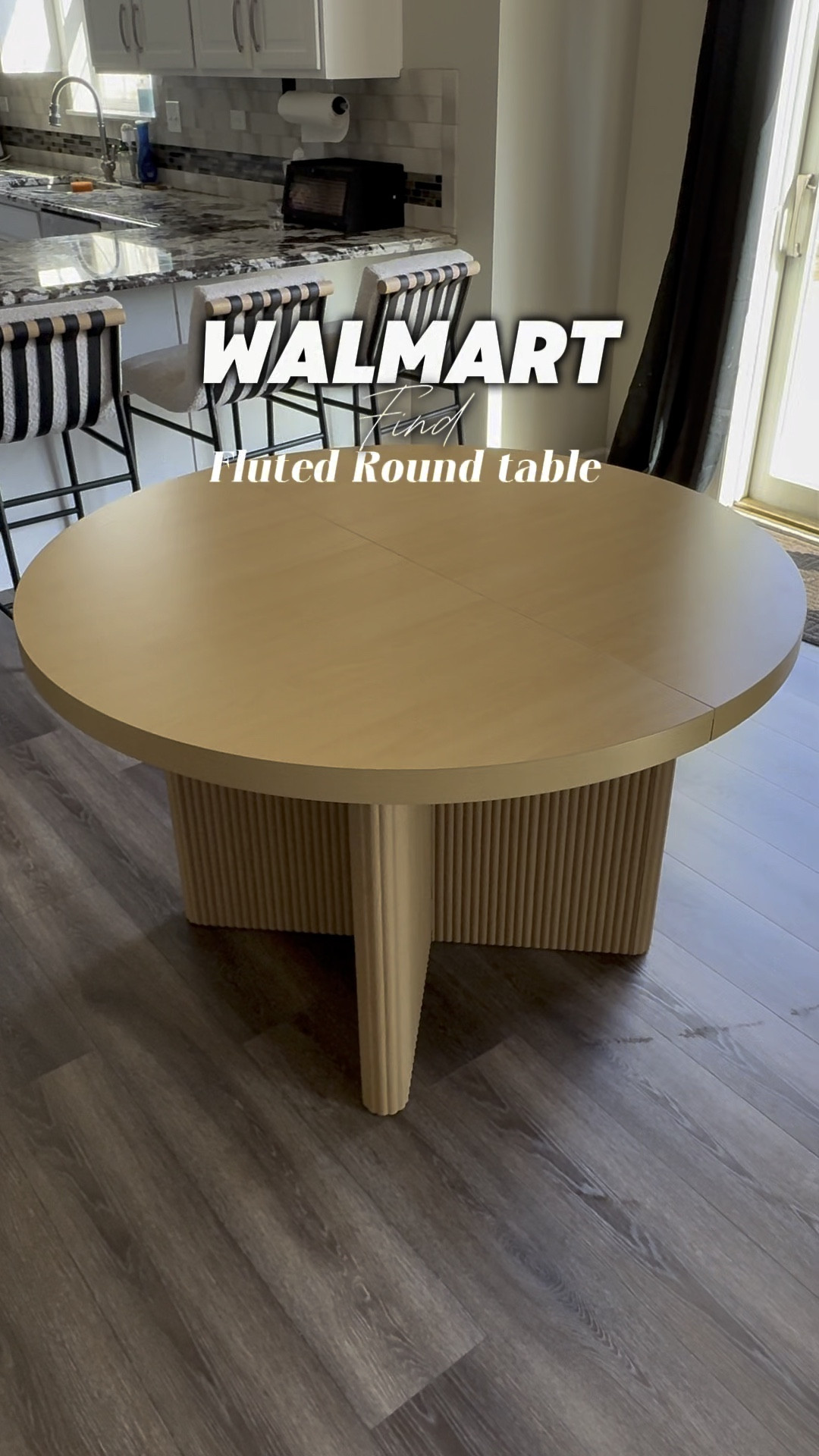 Affordable fluted round table is back in stock! 

#LTKHome