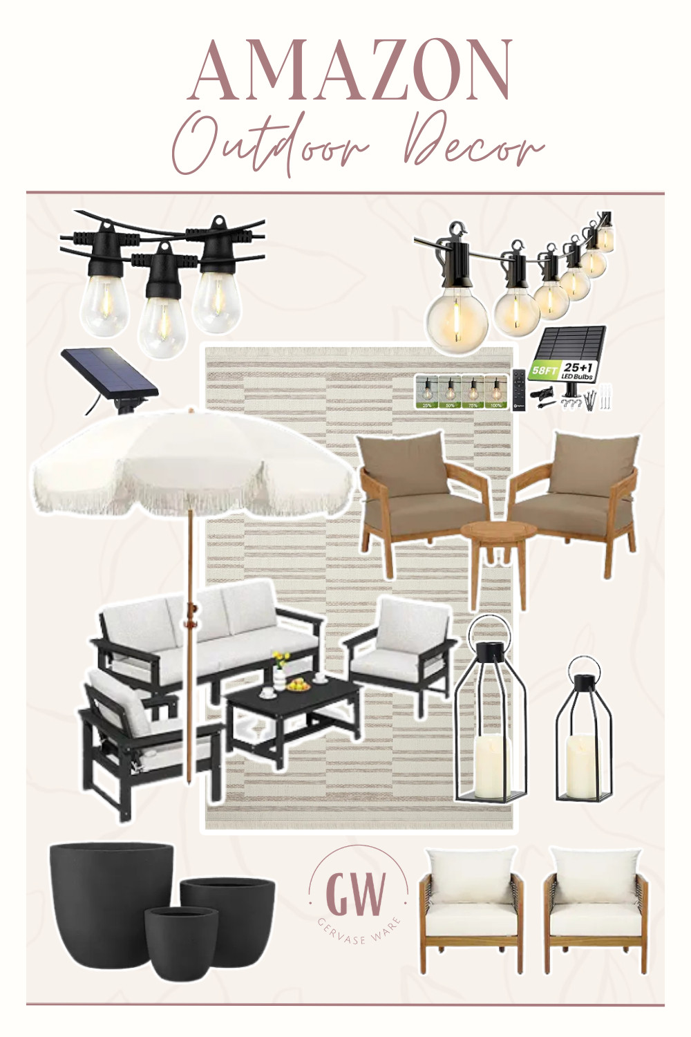 Amazon outdoor decor to refresh your patio and backyard.
#AmazonHome #OutdoorDecor 

 #LTKSpringSale #LTKmomlife #LTKHome