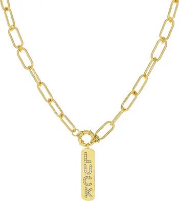 Good Luck Bar Pendant Necklace | Nordstrom