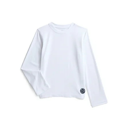 Wonder Nation Boys Rash Guard with Long Sleeves, Sizes 4-18 & Husky | Walmart (US)