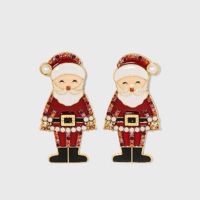 SUGARFIX by BaubleBar Santa Claus Drop Earrings - Light | Target