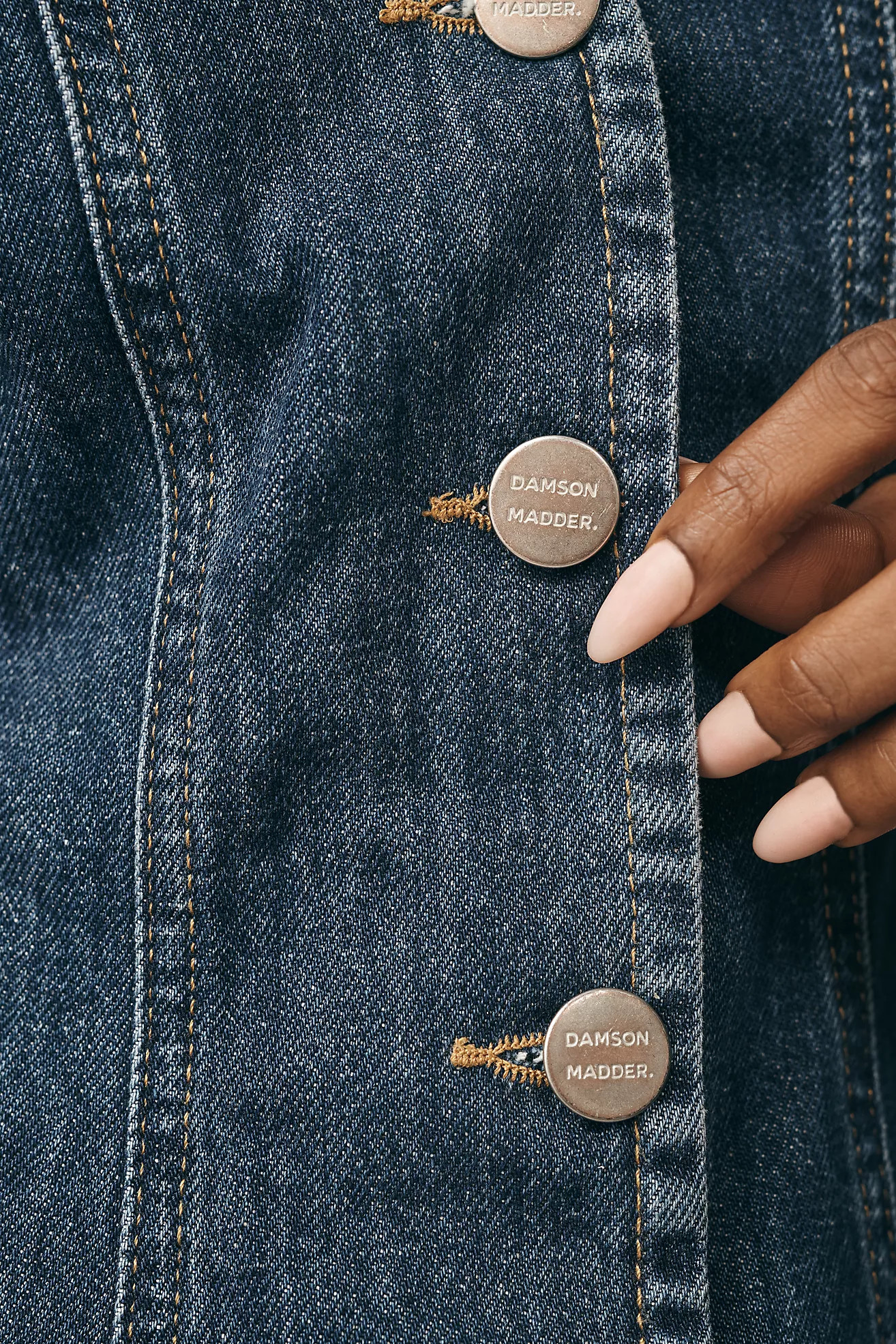 Damson Madder Denim Shell Top | Anthropologie (US)