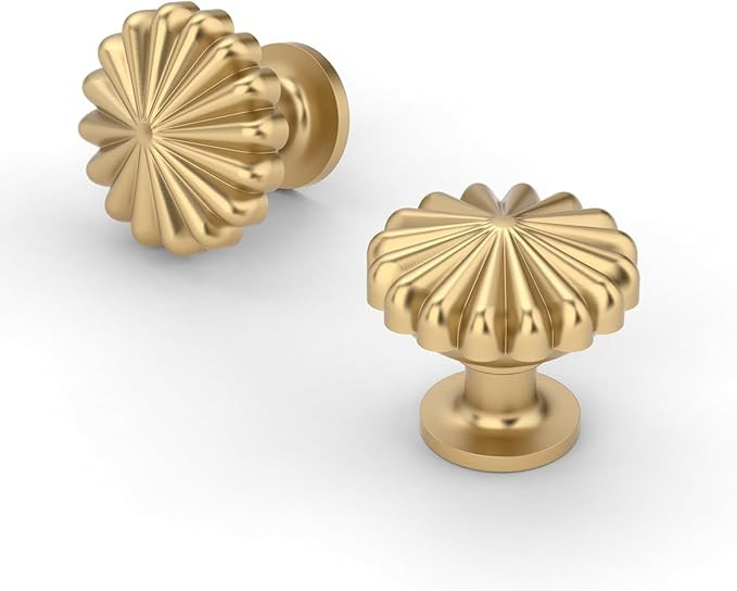 Asidrama 10 Pack Champagne Bronze Kitchen Cabinet Knobs - Dresser & Drawer Knobs - Zinc Finish | Amazon (US)