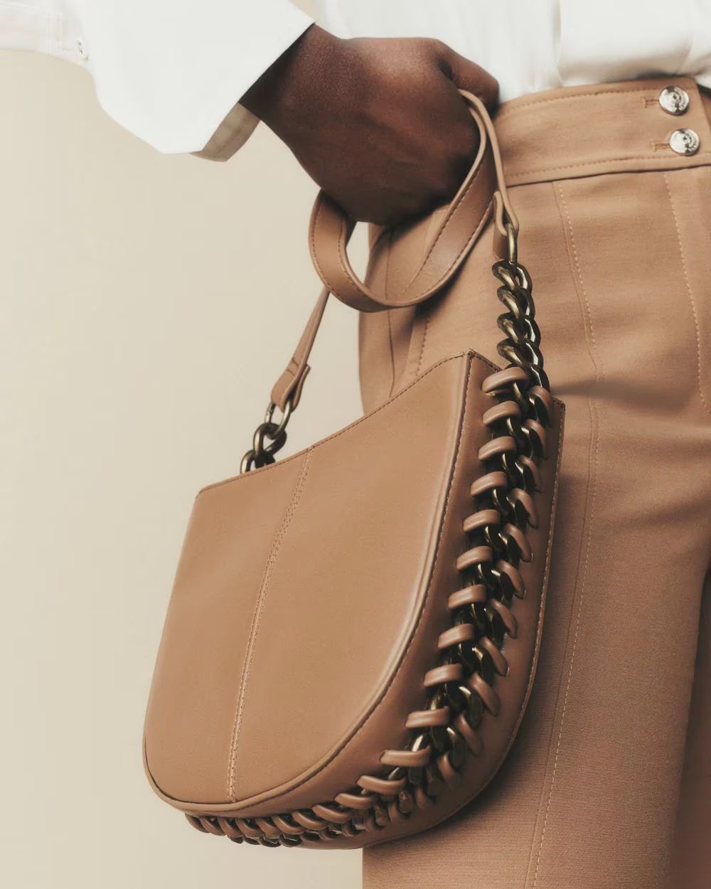 Cognac Chain Crossbody Bag | White House Black Market