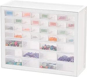IRIS USA 44 Drawer Sewing and Craft Parts Cabinet, White | Amazon (US)