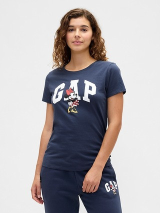 Gap × Disney Minnie Mouse Logo T-Shirt | Gap Factory