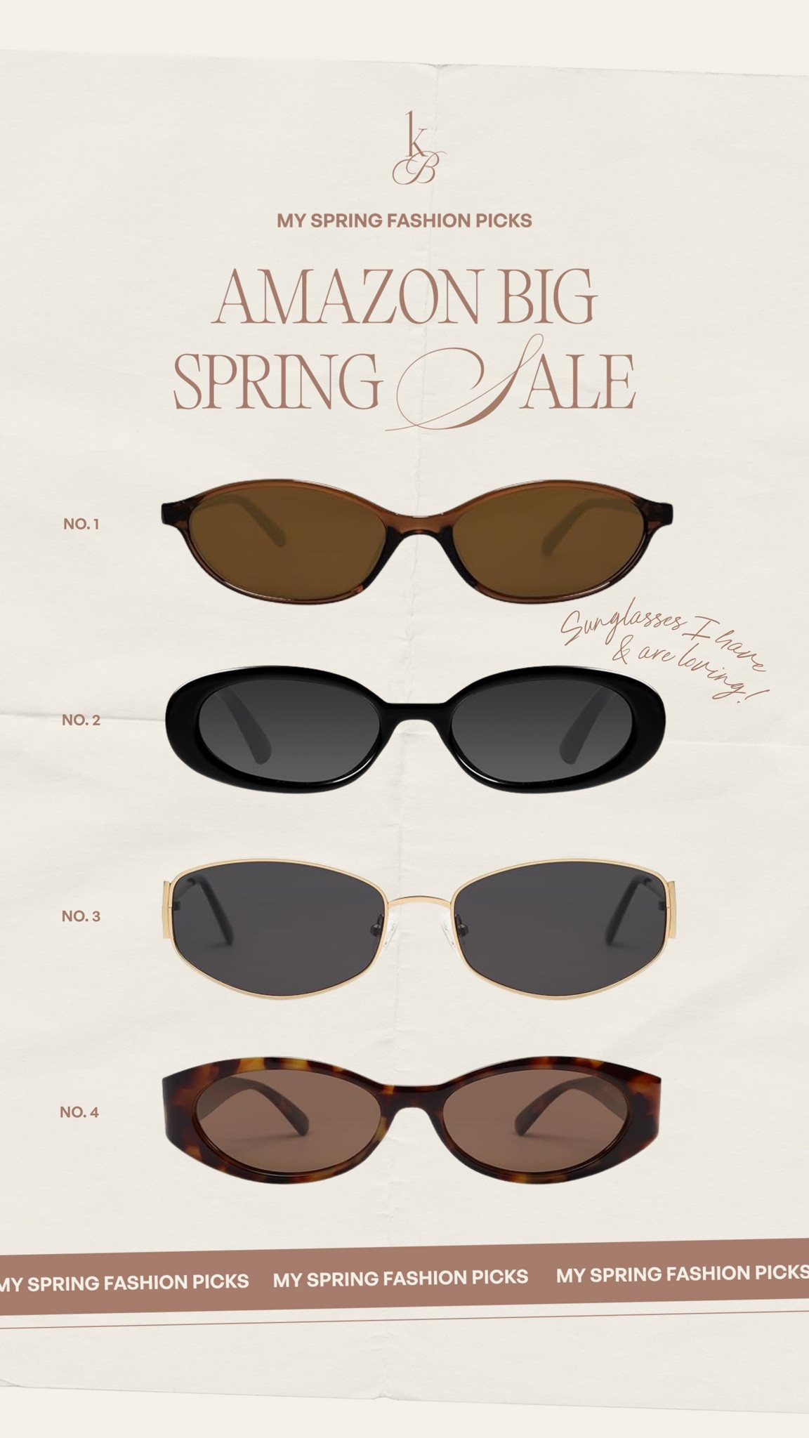 Amazon sunglasses on rotation this spring!  

 #LTKSaleAlert