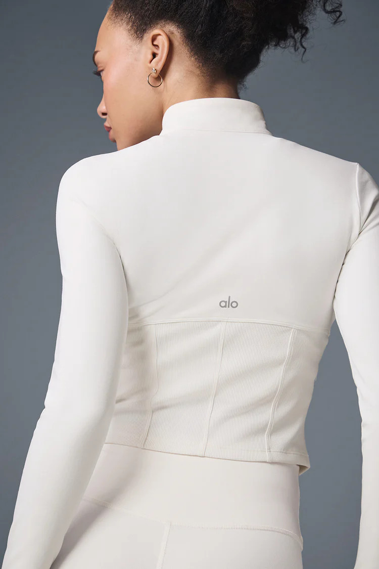 Airbrush Corset Full Zip Jacket | Alo Yoga (US)