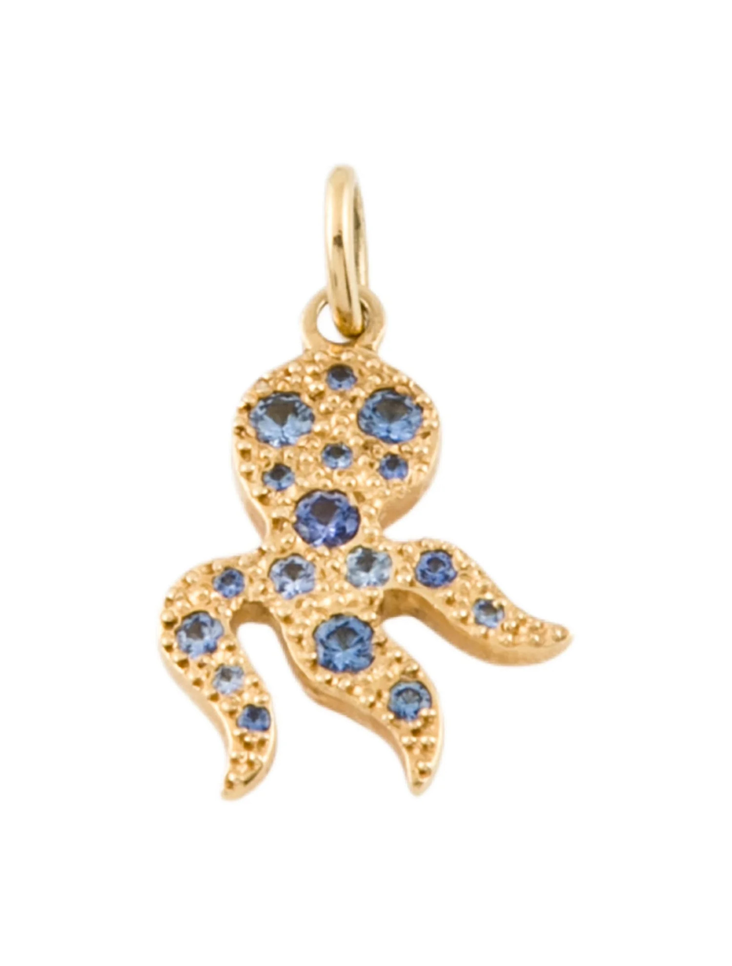 Dodo 18K Sapphire Octopus Charm - DDO21034 | The RealReal | The RealReal