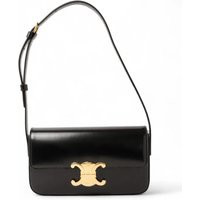 Celine Hobo Bags - Claude Triomphe Small Glossy Black - Gr. unisize - in Schwarz - für Damen | Fashionette (DE)