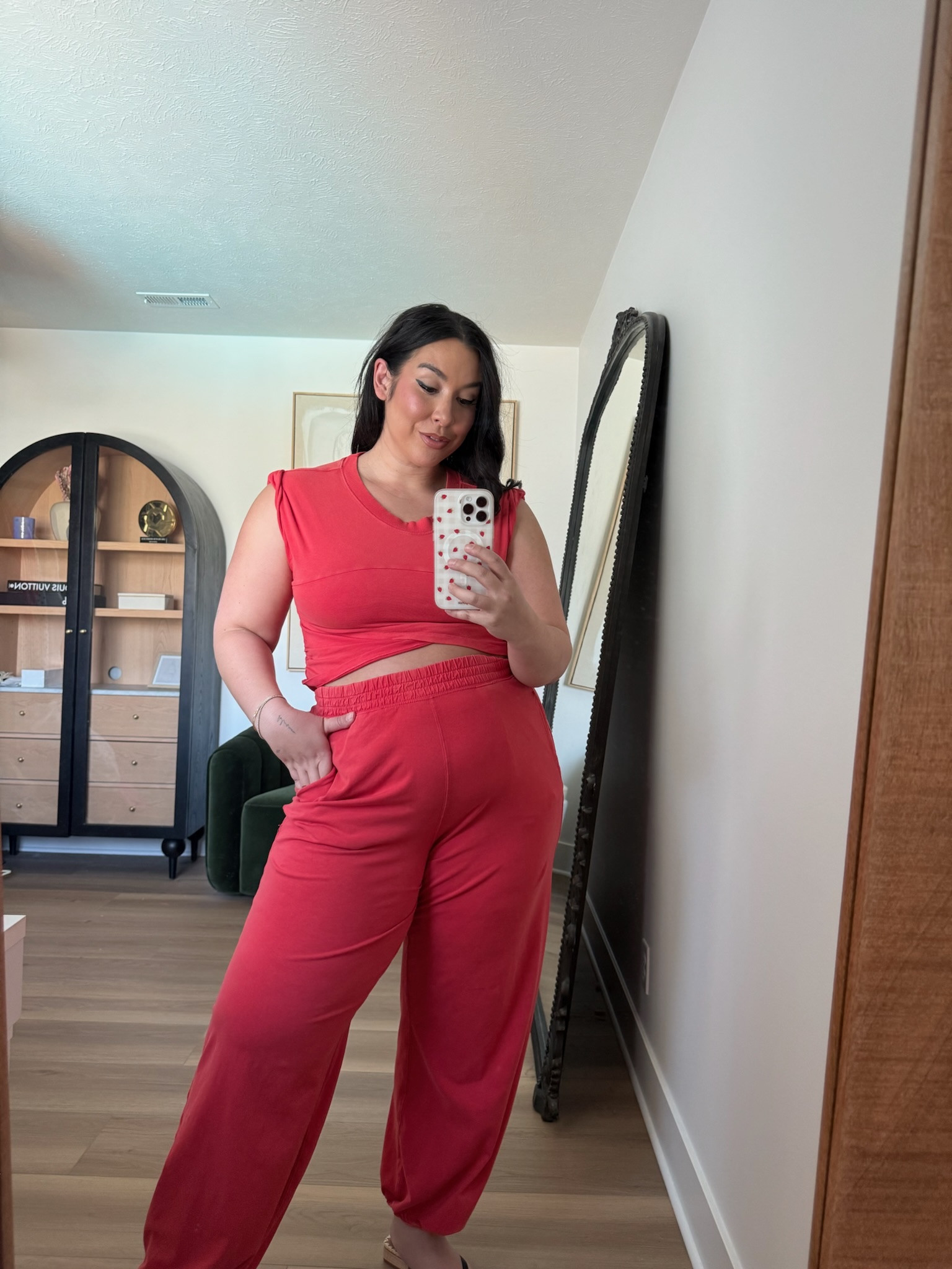 Midsize casual spring outfit under $100! Wearing a size xl 
-
-
-
Casual jumpsuit, soft pants, easy outfit, mom outfit, comfy outfit, free people jumpsuit, matching set, striped pants, midsize outfit, midsize style

#LTKootd #LTKMidsize