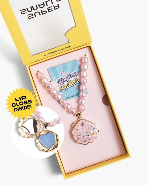 Sparkle Shell Lipgloss Locket | Super Smalls